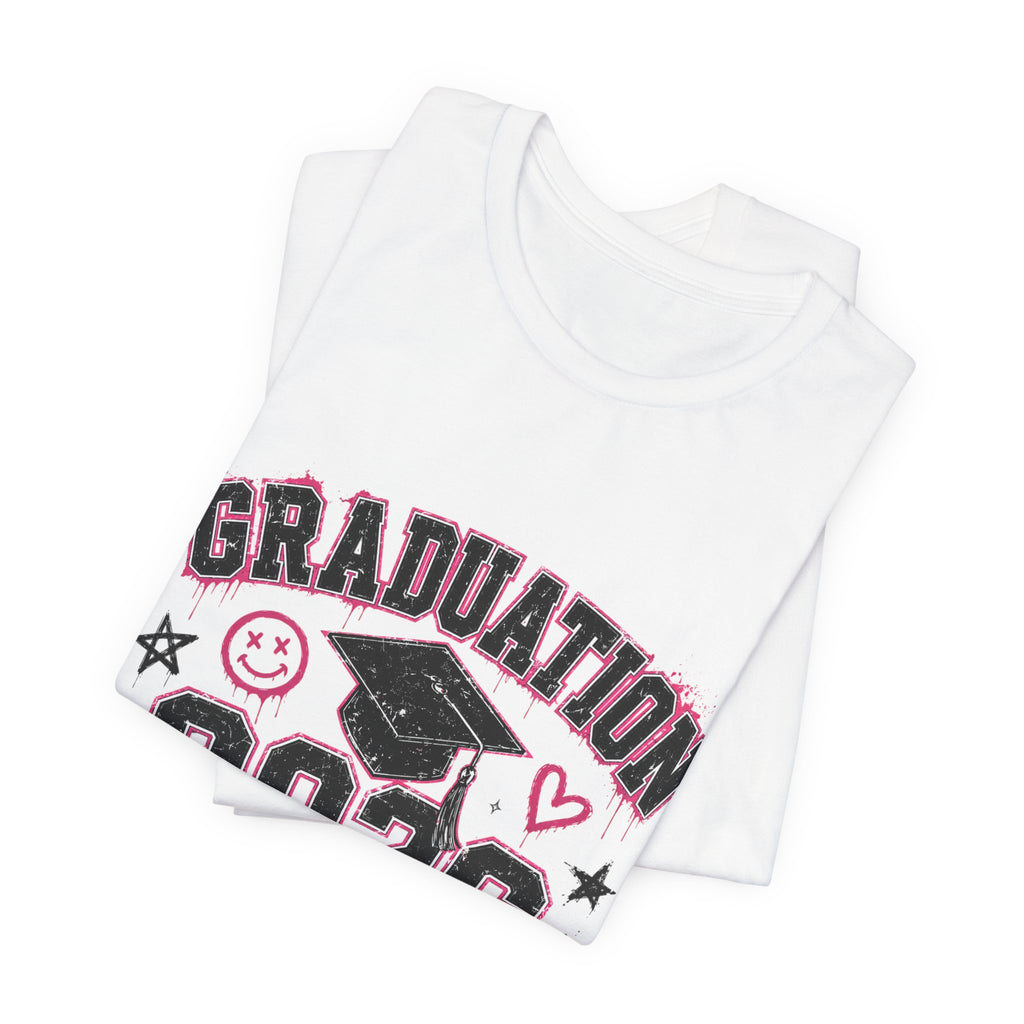 Class of 2026 Senior T-Shirt — “On Wednesdays We Wear Pink” So Fetch Graduation Tee