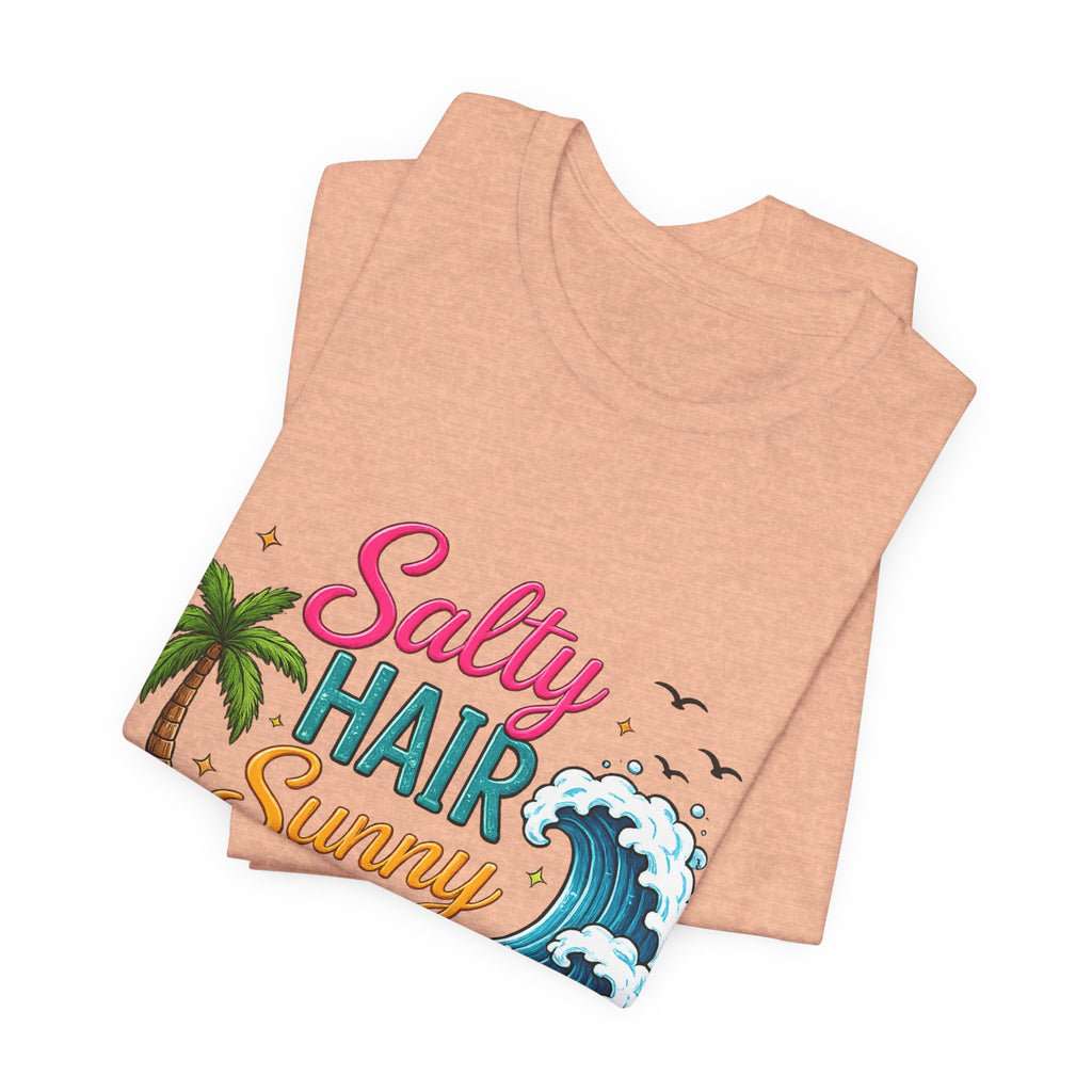 Salty Hair Sunny Soul — Women's Beach Graphic Tee