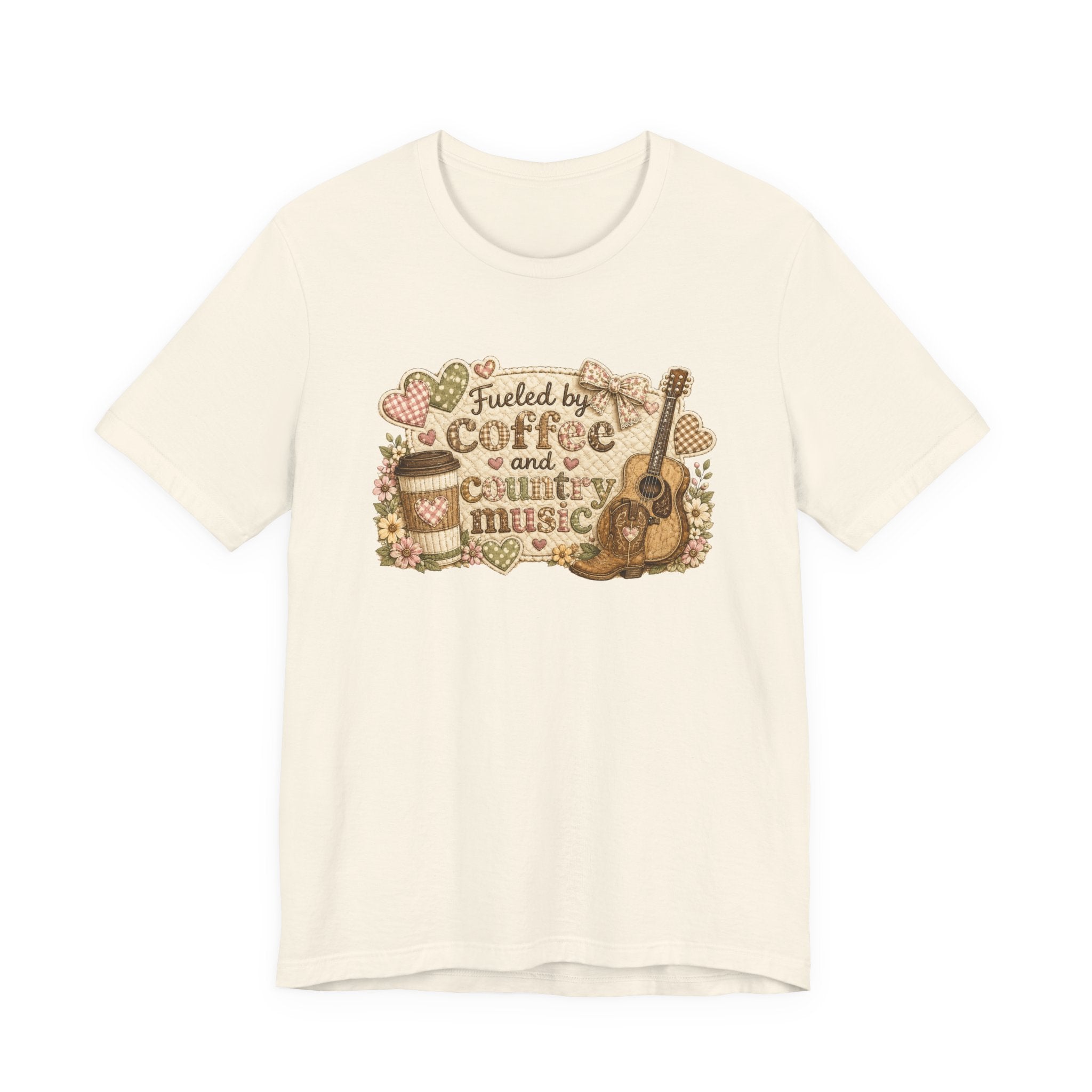 Fueled by Coffee and Country Music — Funny Women's Country Tee