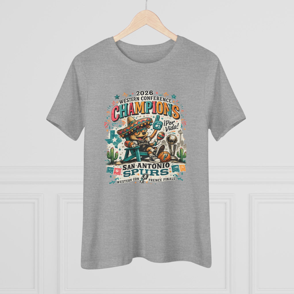 Spurs Champs Women's Cotton Tee — Championship Fan Shirt