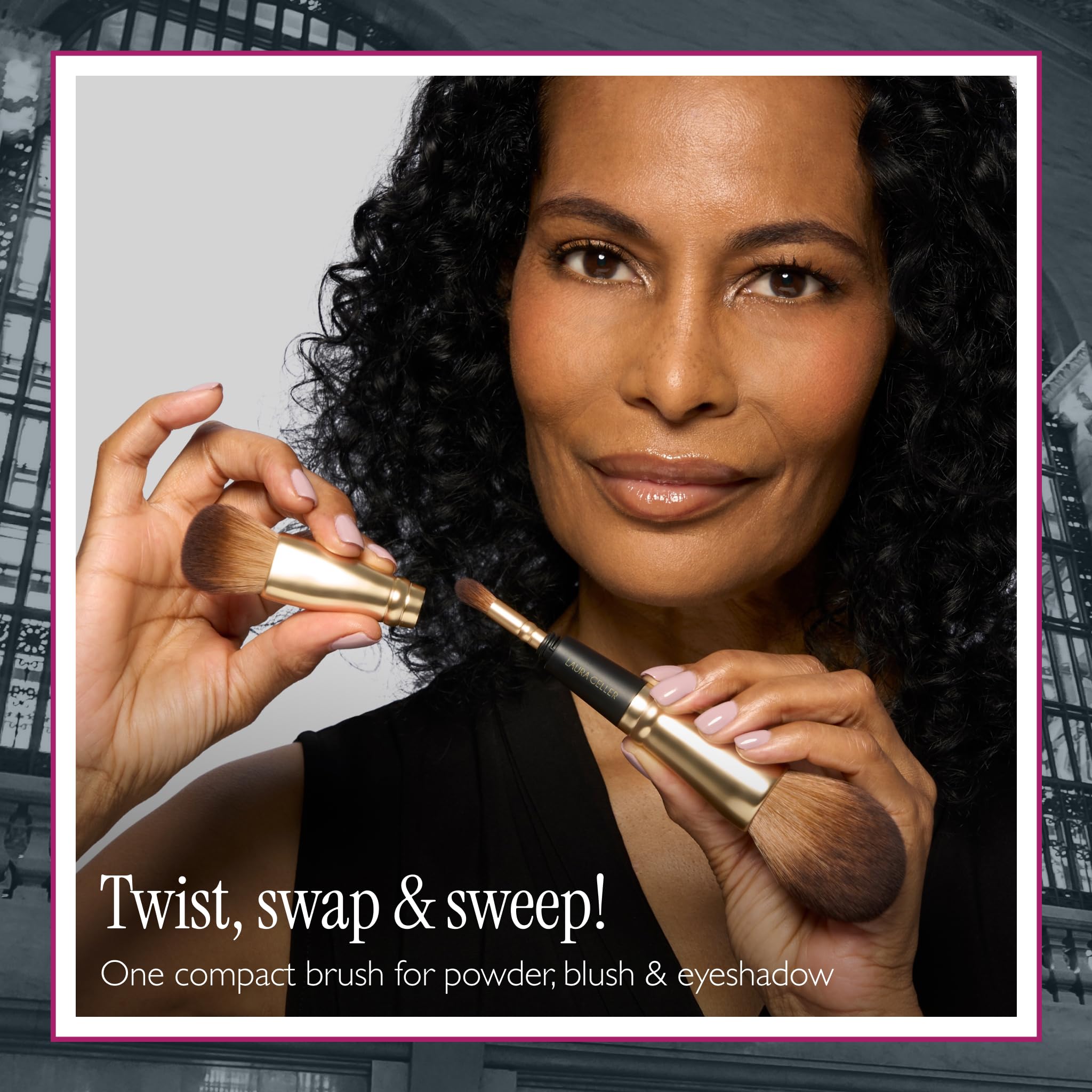 LAURA GELLER NEW YORK Geller's Greatest Lift-n-Glow Baked Trio Palette - Highlighter, Blush, Bronzer - All Skin Tones