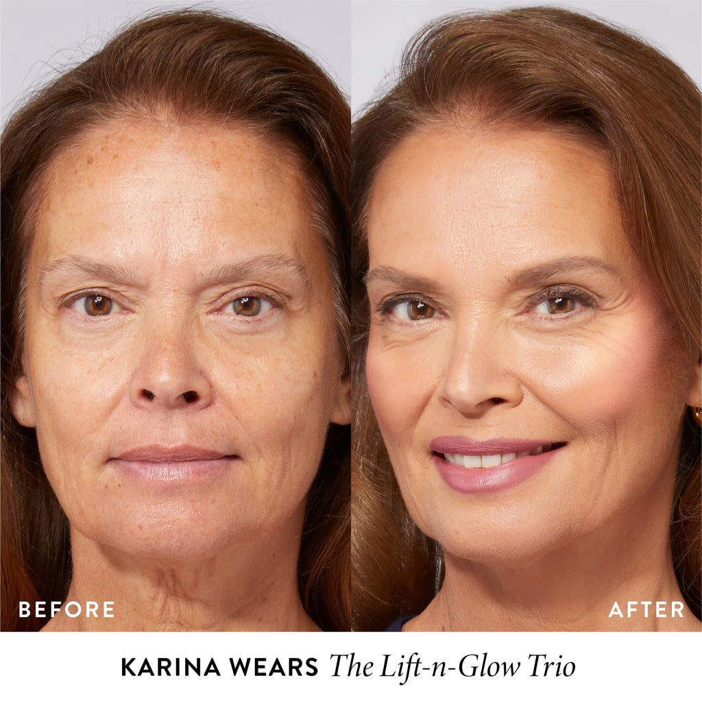 LAURA GELLER NEW YORK Geller's Greatest Lift-n-Glow Baked Trio Palette - Highlighter, Blush, Bronzer - All Skin Tones