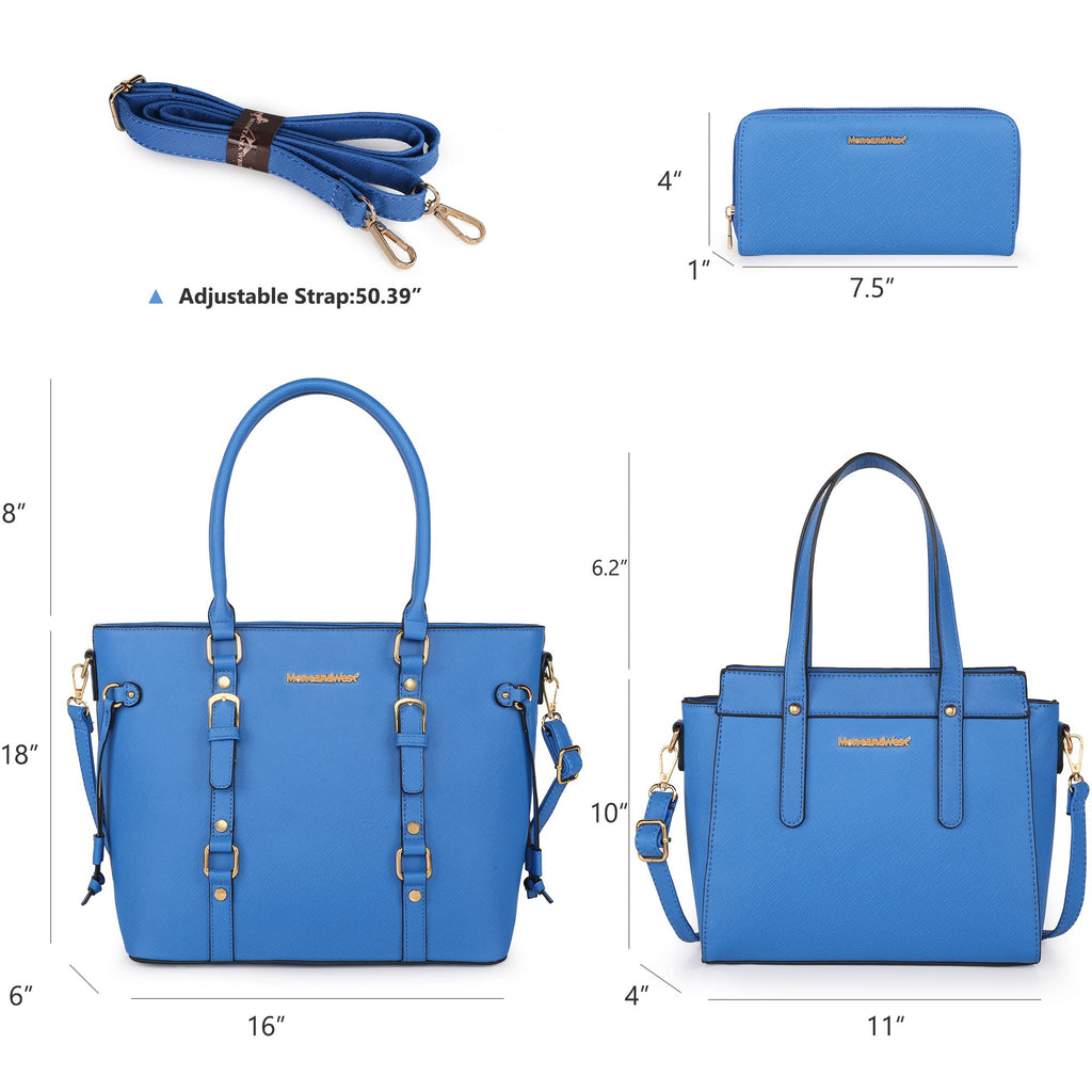 Montana West 3PCS Purses for Women Tote Bag and Wallet Set Shoulder Satchel Handbags