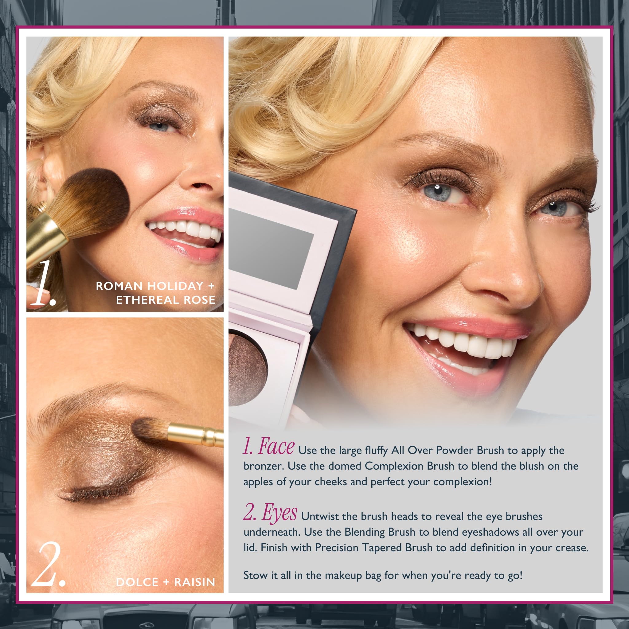 LAURA GELLER NEW YORK Geller's Greatest Lift-n-Glow Baked Trio Palette - Highlighter, Blush, Bronzer - All Skin Tones