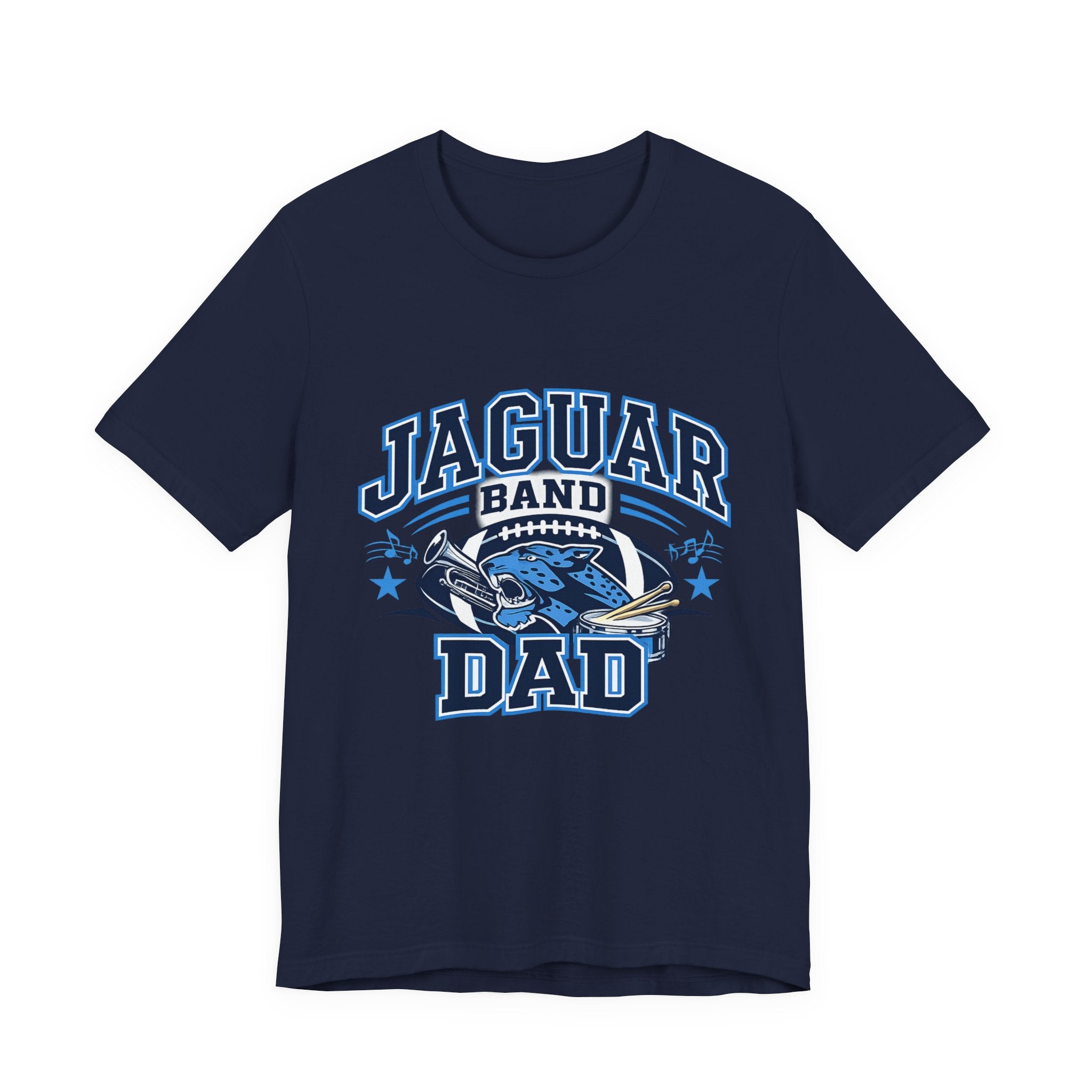 Jaguar Band Dad — Proud School Band Parent Graphic Tee
