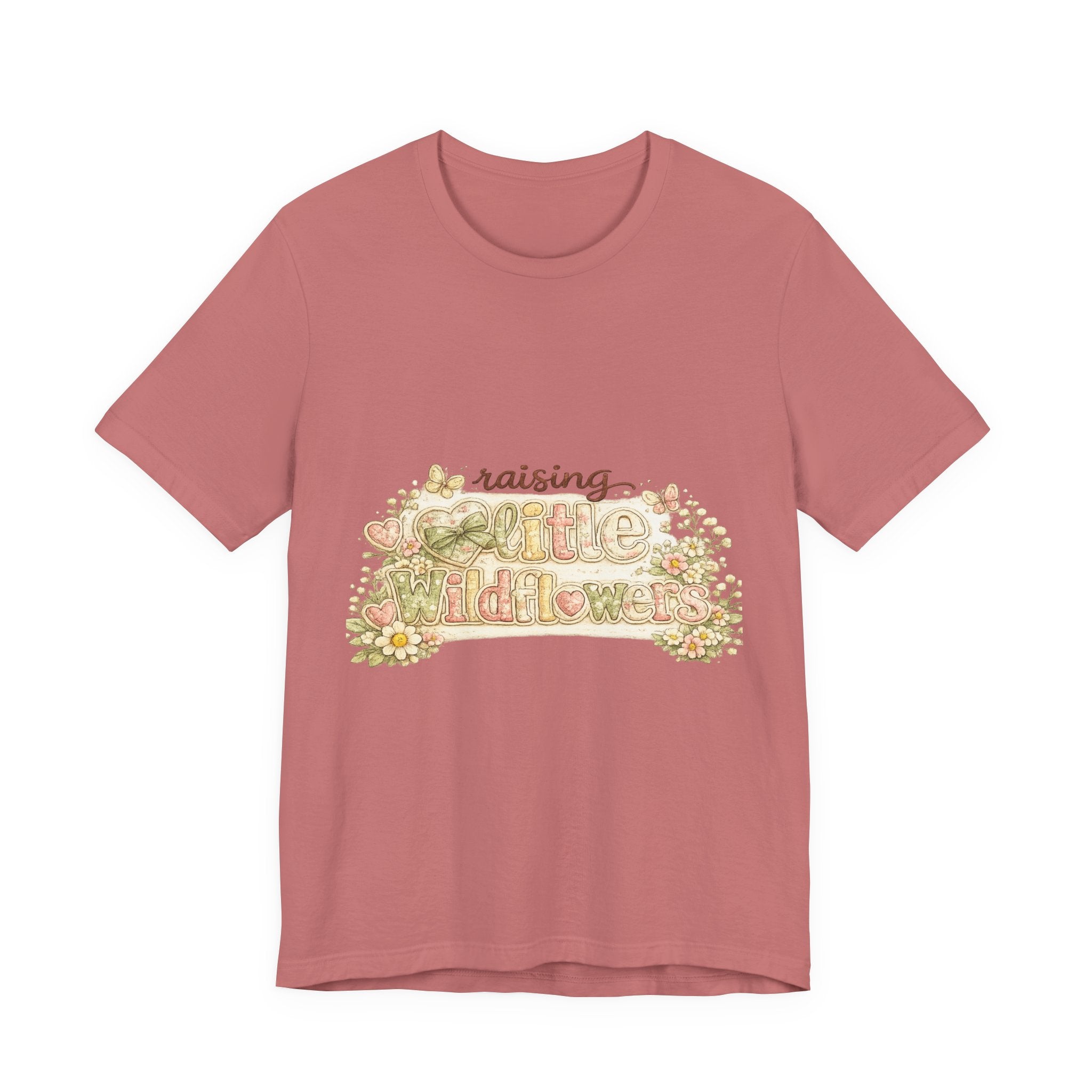 Raising Little Wildflowers — Cute Mom & Kids Graphic Tee