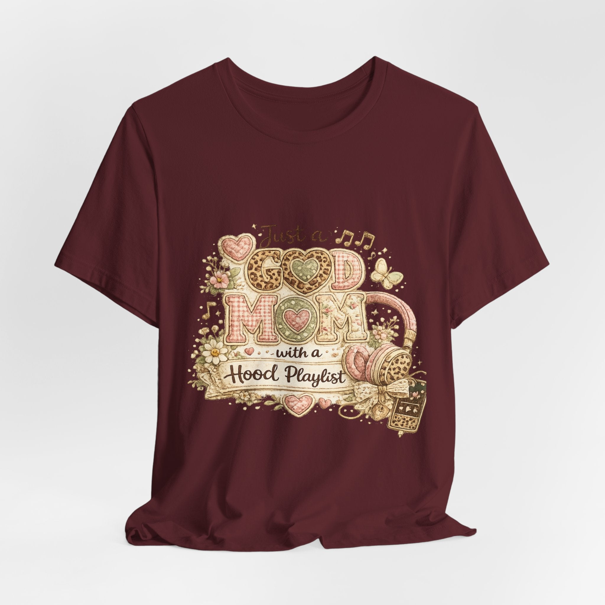 Just a Good Mom with a Hood Playlist — Funny Women's Mom Tee
