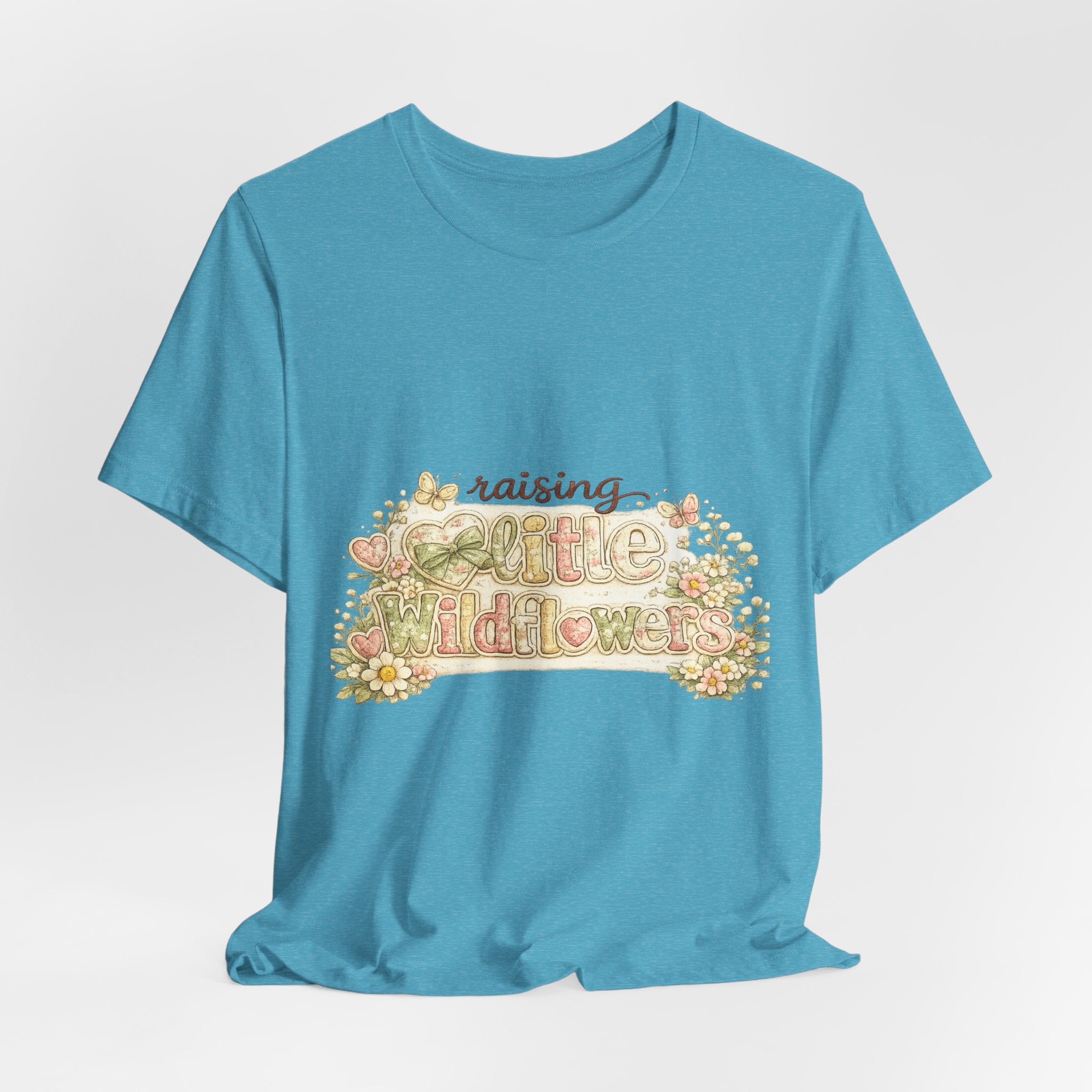 Raising Little Wildflowers — Cute Mom & Kids Graphic Tee