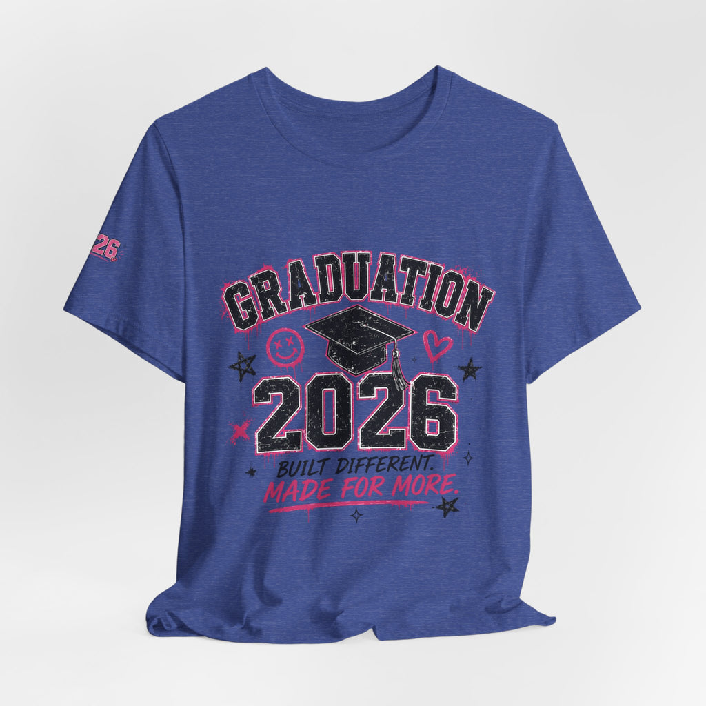 Class of 2026 Senior T-Shirt — “On Wednesdays We Wear Pink” So Fetch Graduation Tee