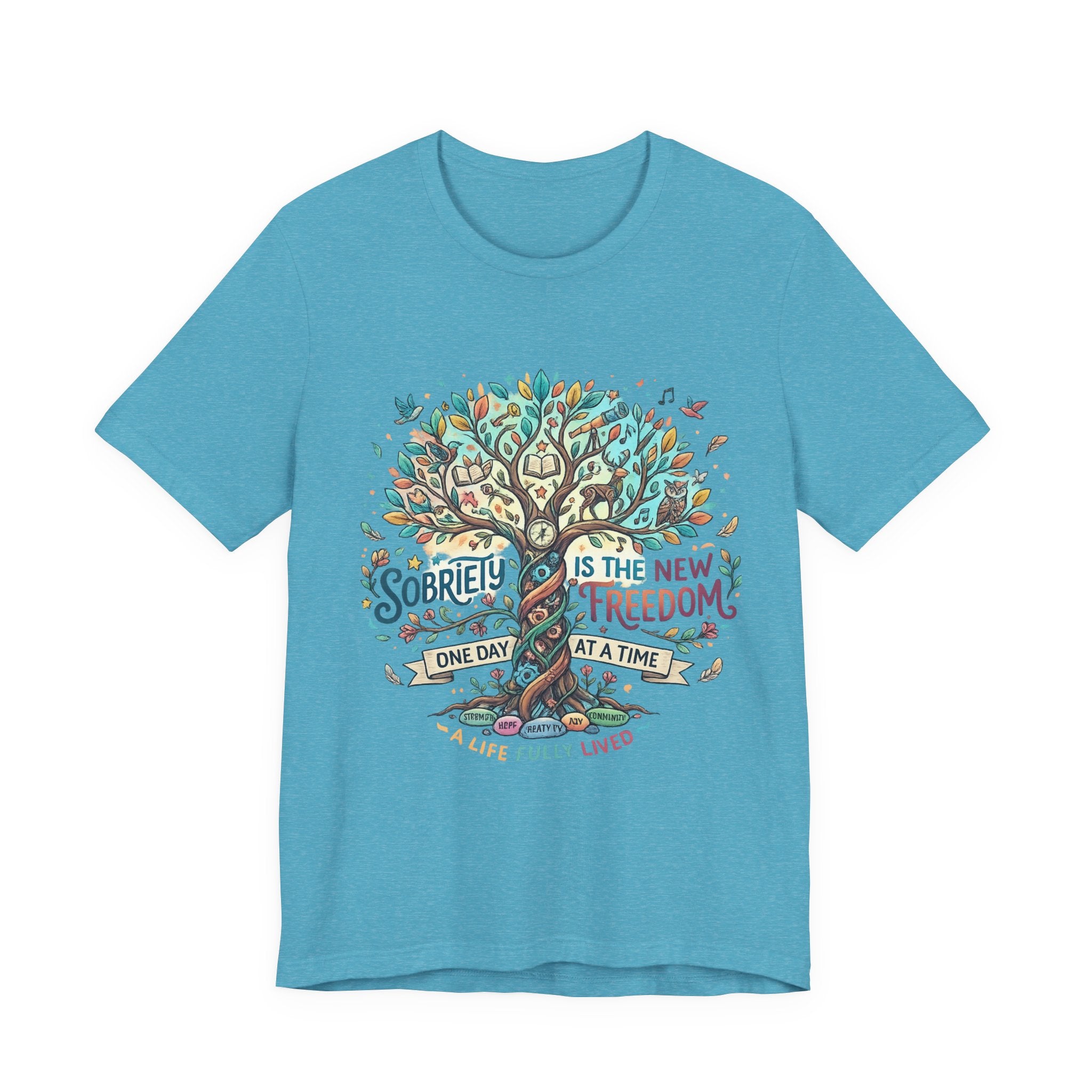 Sobriety Is the New Freedom — Inspirational Women's Graphic Tee