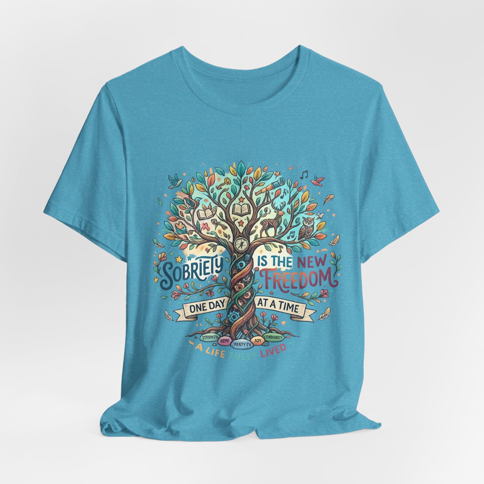 Sobriety Is the New Freedom — Inspirational Women's Graphic Tee
