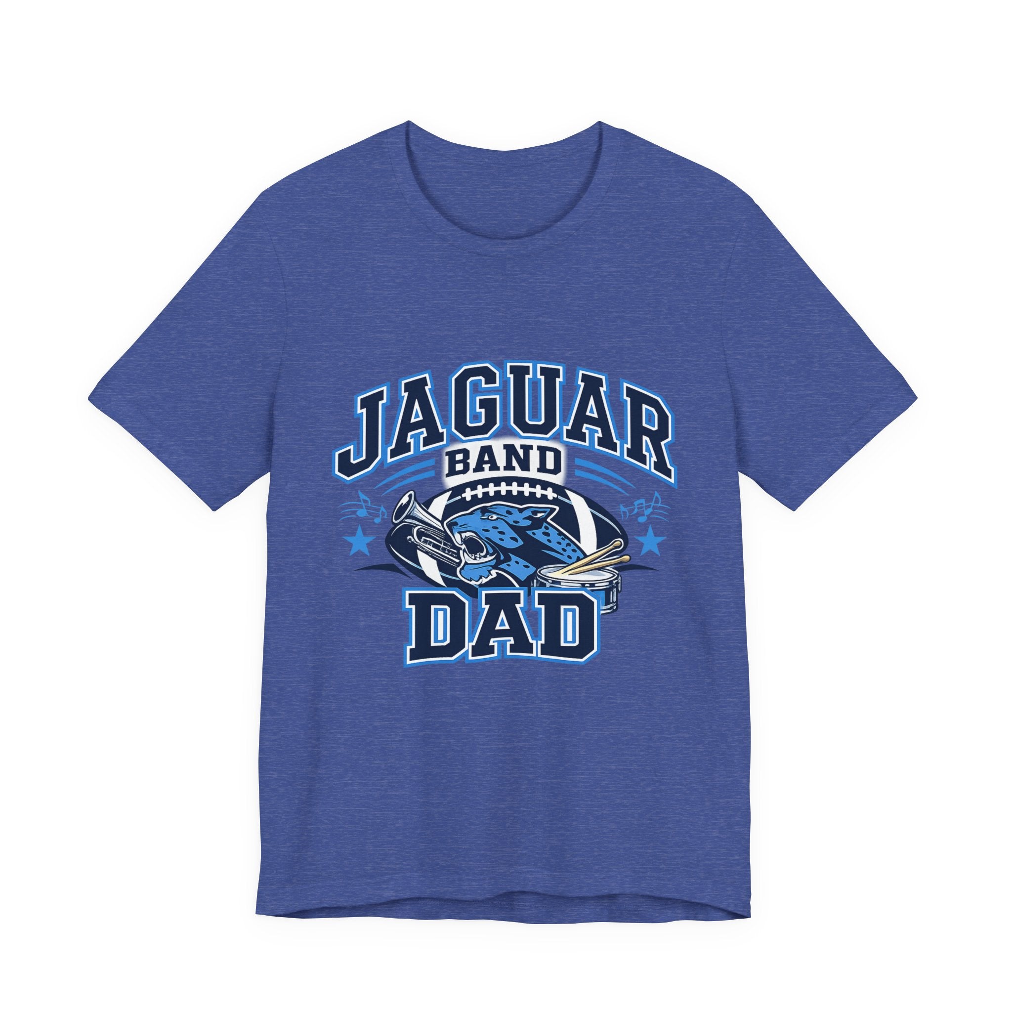Jaguar Band Dad — Proud School Band Parent Graphic Tee