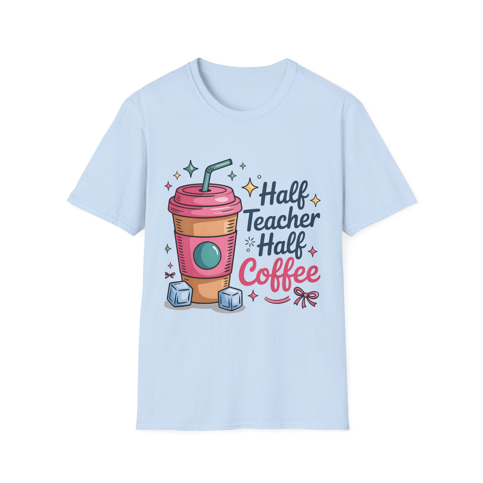 Half coffee half teacher