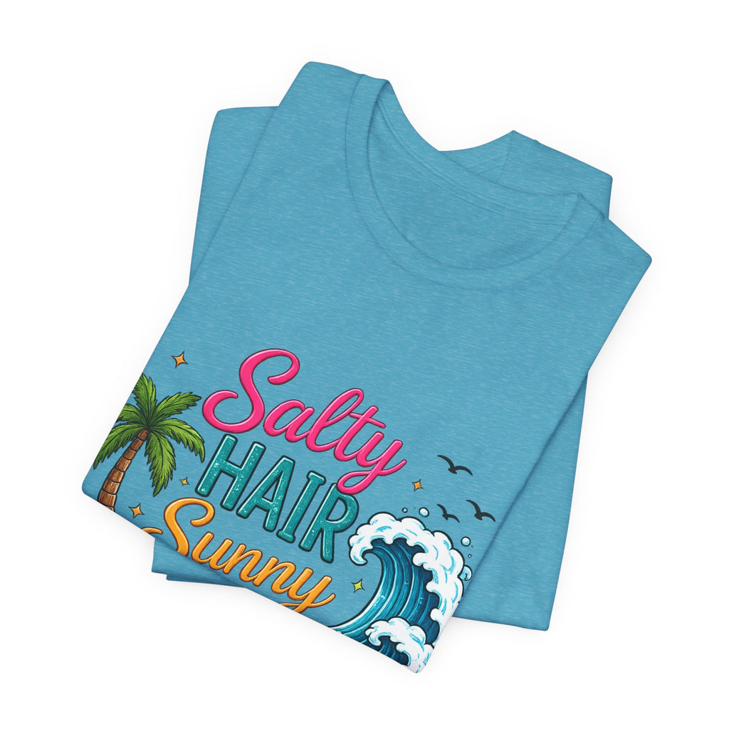 Salty Hair Sunny Soul — Women's Beach Graphic Tee