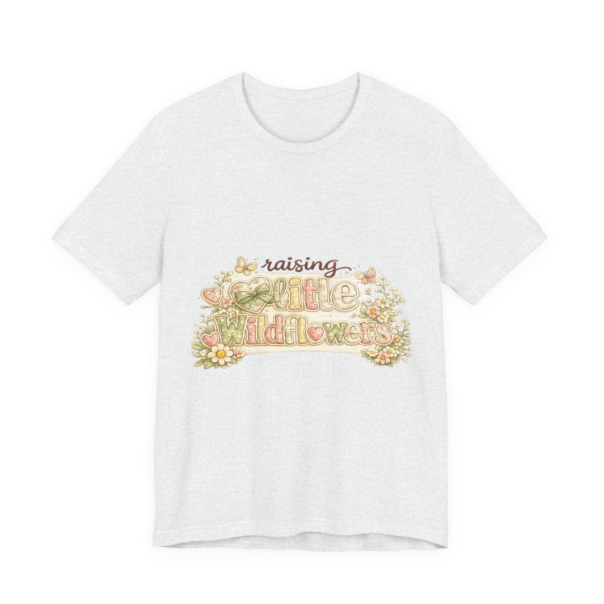 Raising Little Wildflowers — Cute Mom & Kids Graphic Tee