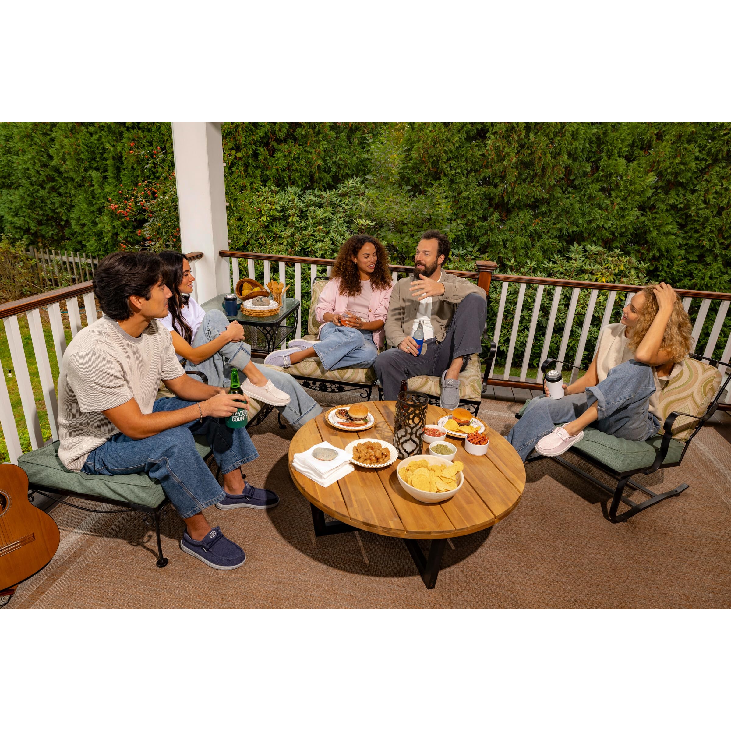 HEYDUDE Women’s Wendy Stretch Jersey Slip On Shoes | Lightweight Comfortable Travel Loafers with Elastic Laces