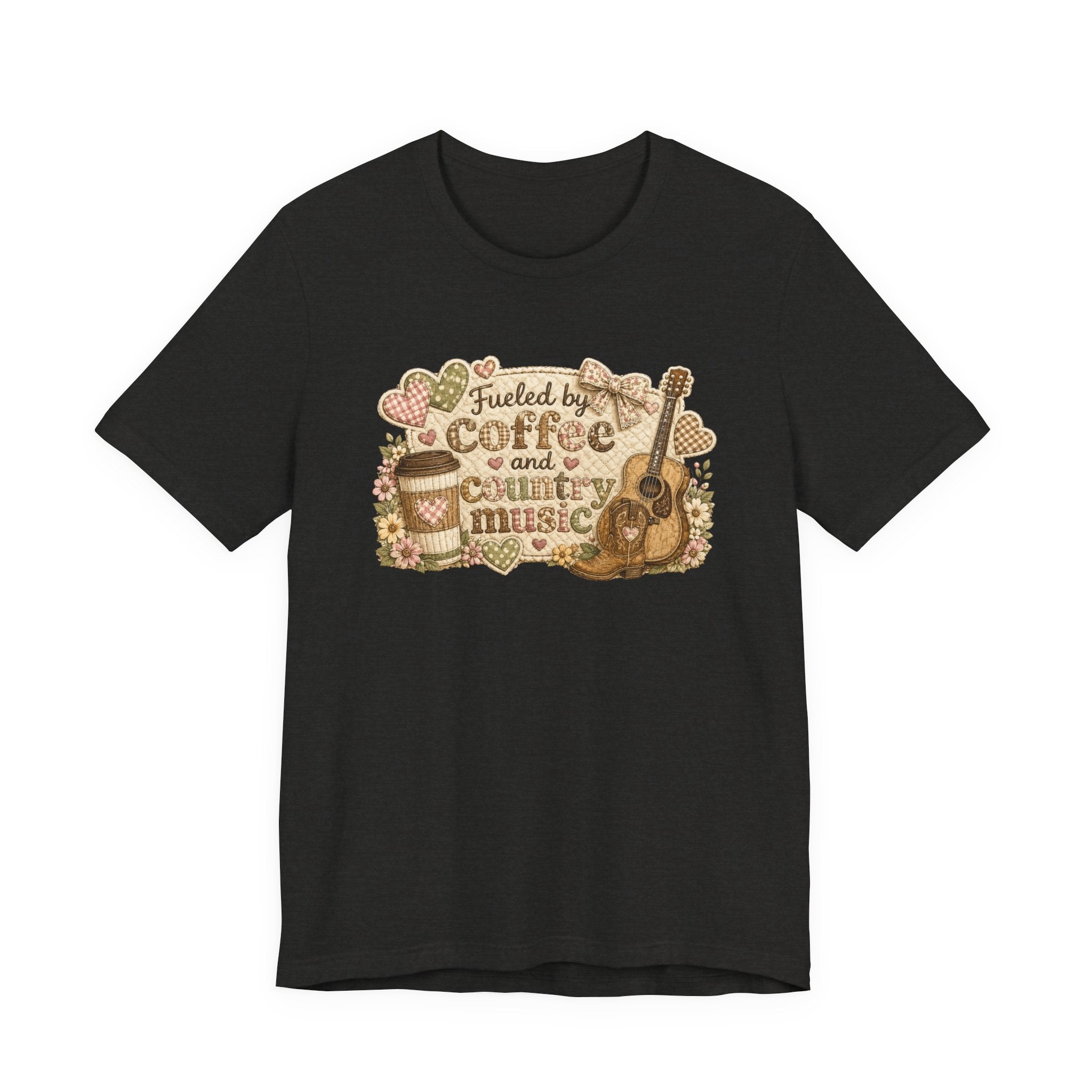 Fueled by Coffee and Country Music — Funny Women's Country Tee