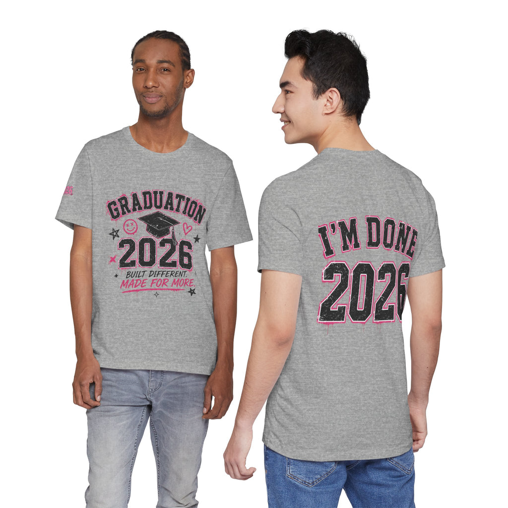 Class of 2026 Senior T-Shirt — “On Wednesdays We Wear Pink” So Fetch Graduation Tee