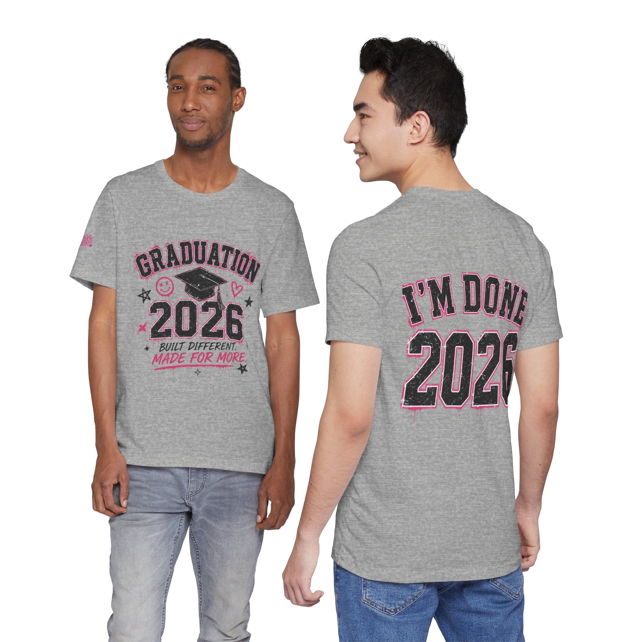 Class of 2026 Senior T-Shirt — “On Wednesdays We Wear Pink” So Fetch Graduation Tee