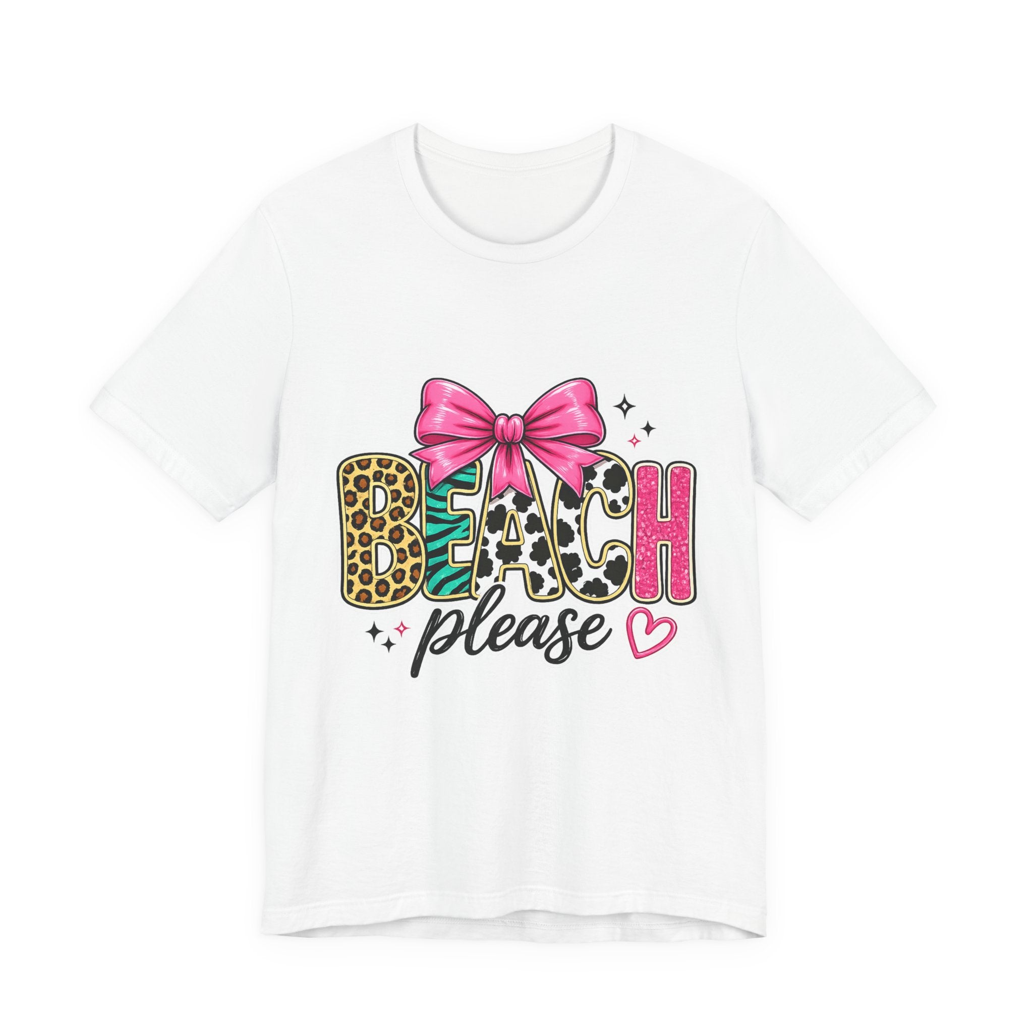 Beach Please — Funny Women's Beach Graphic Tee