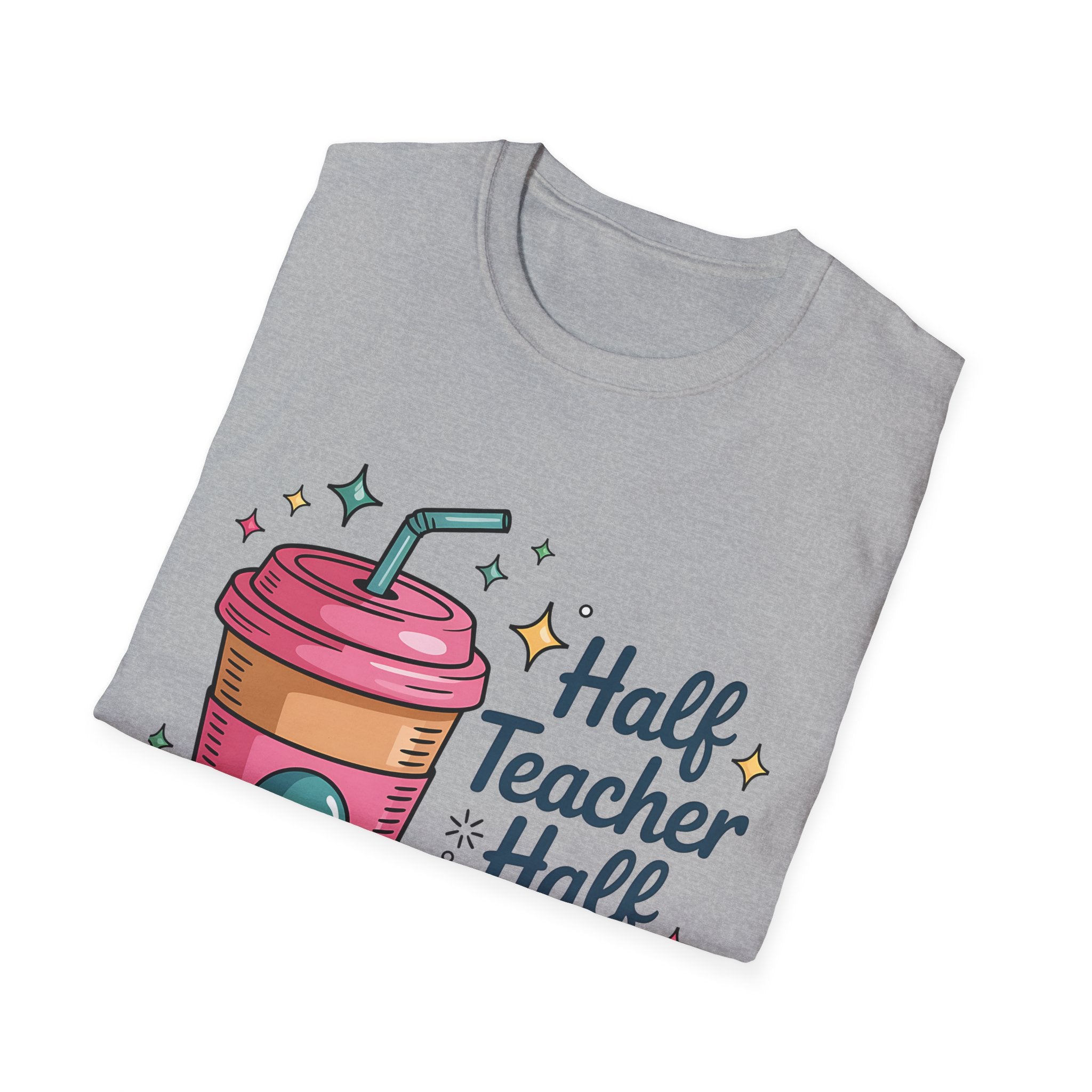 Half coffee half teacher