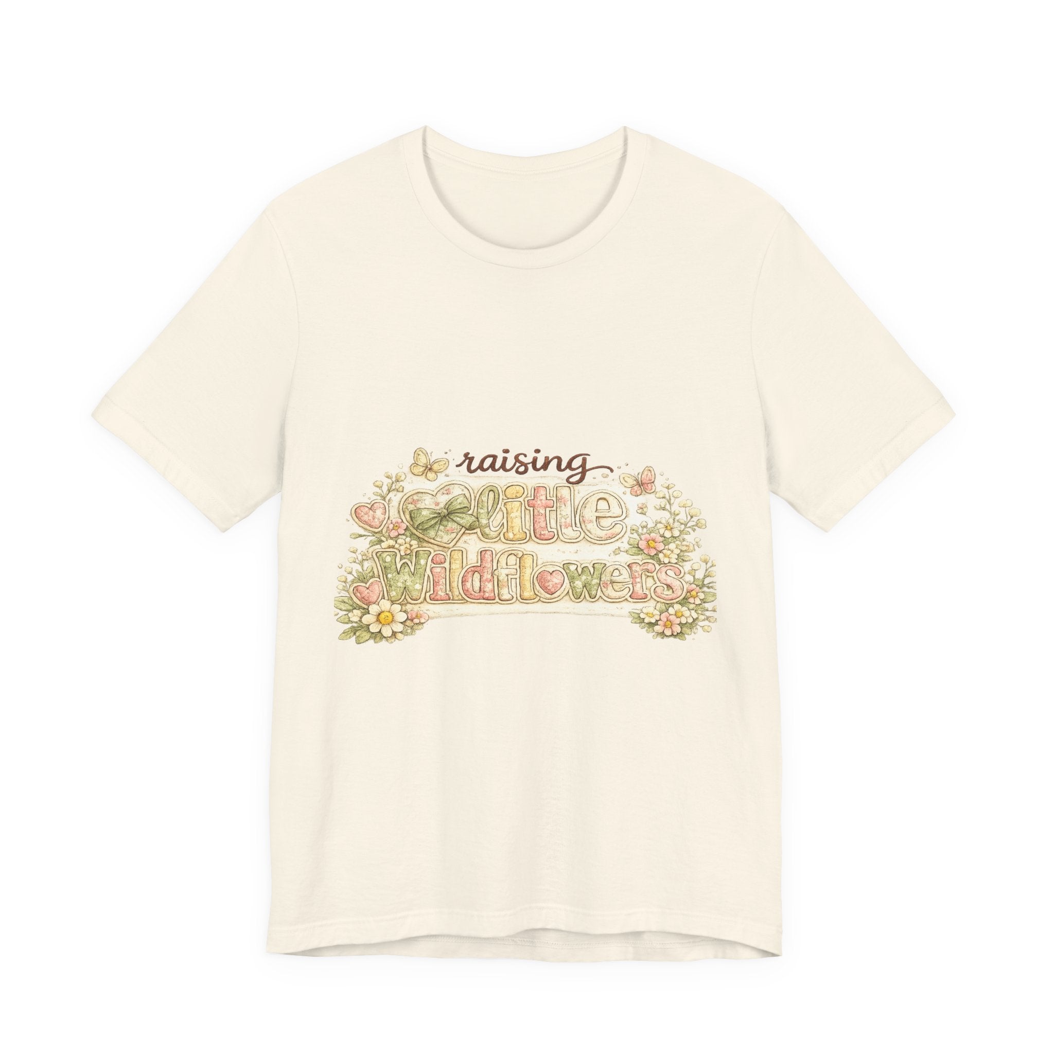 Raising Little Wildflowers — Cute Mom & Kids Graphic Tee