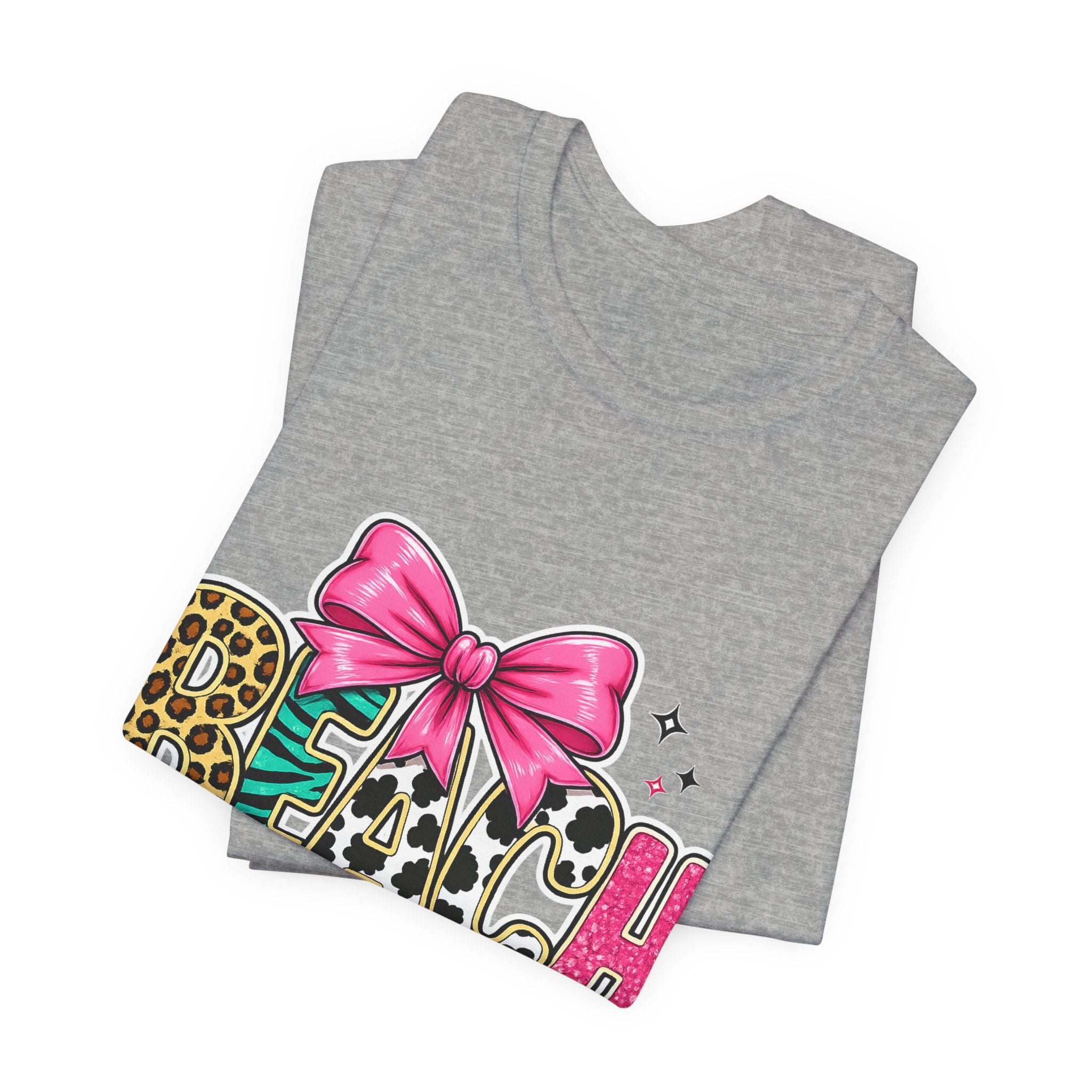 Beach Please — Funny Women's Beach Graphic Tee