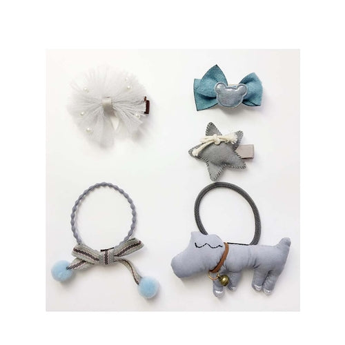 Greenhome GD-BL-5 Blue Dog Hair Accessories Gift Set - 5 Piece